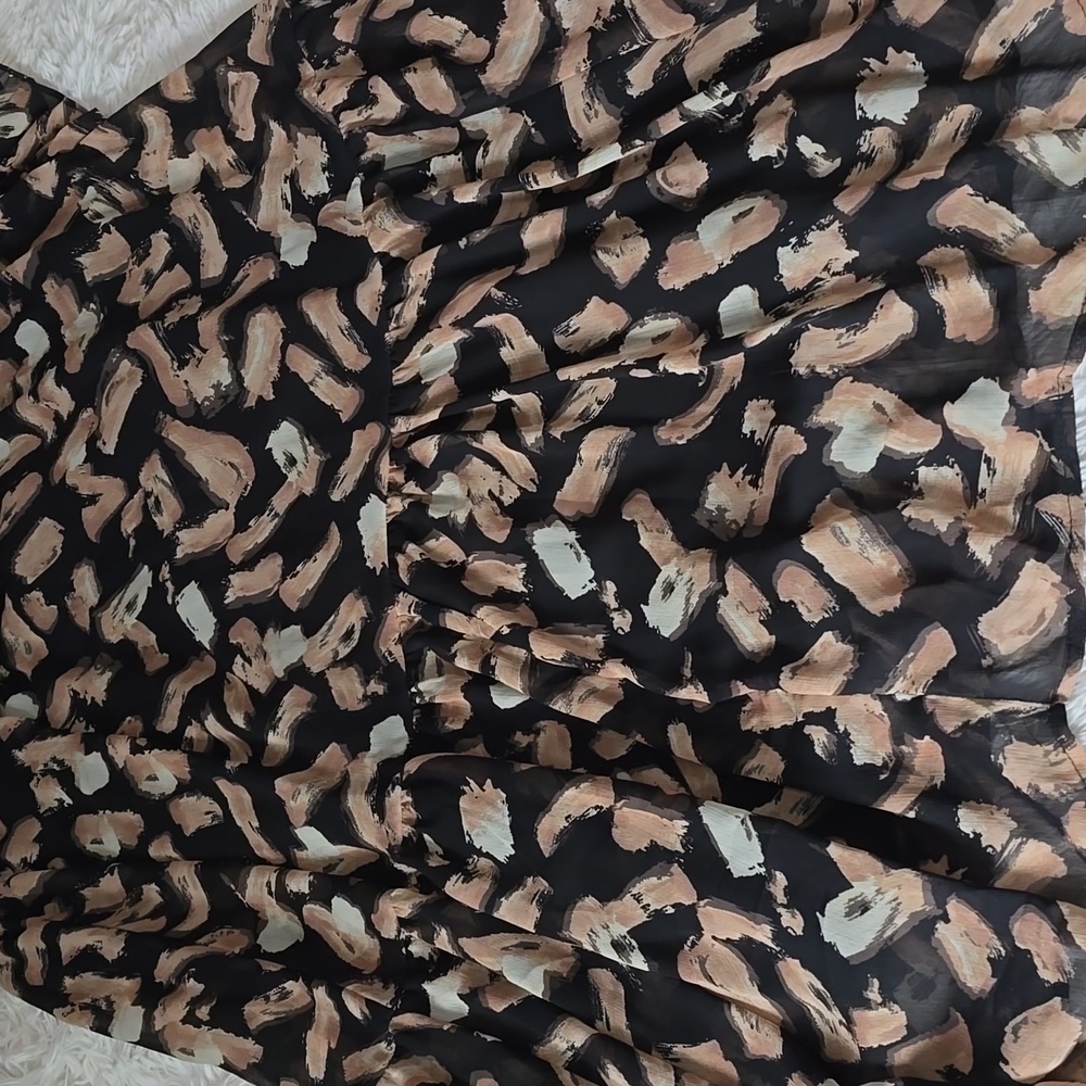 Anthropologie Moon River Smocked Square Neck Dress - Picture 9 of 11